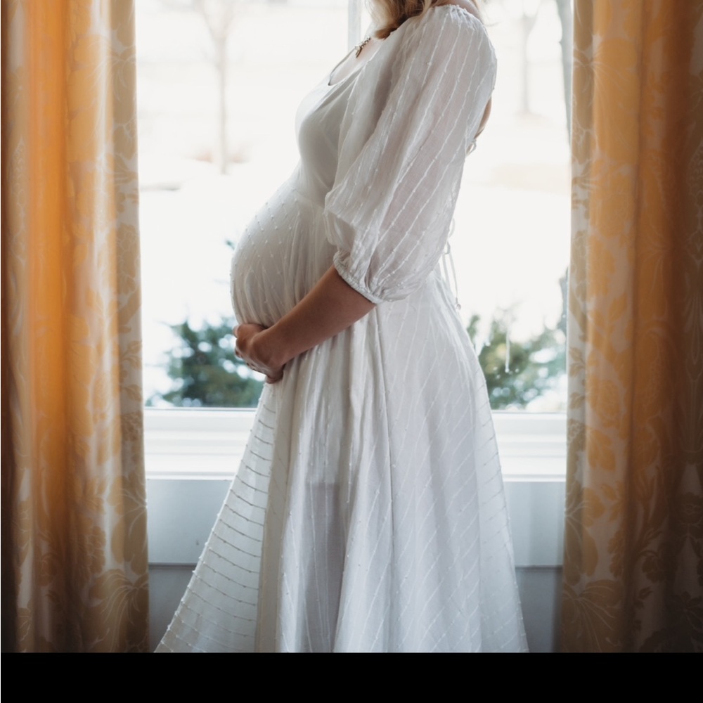Off-White Free People Maxi Dress